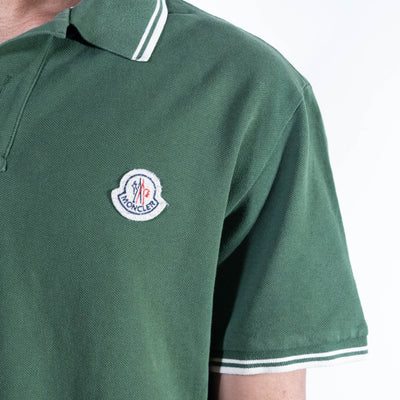 Moncler Logo Patch Polo T-Shirt