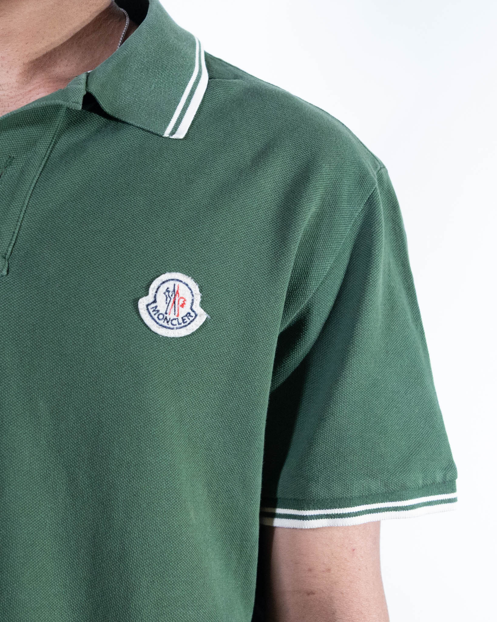 Moncler Logo Patch Polo T-Shirt