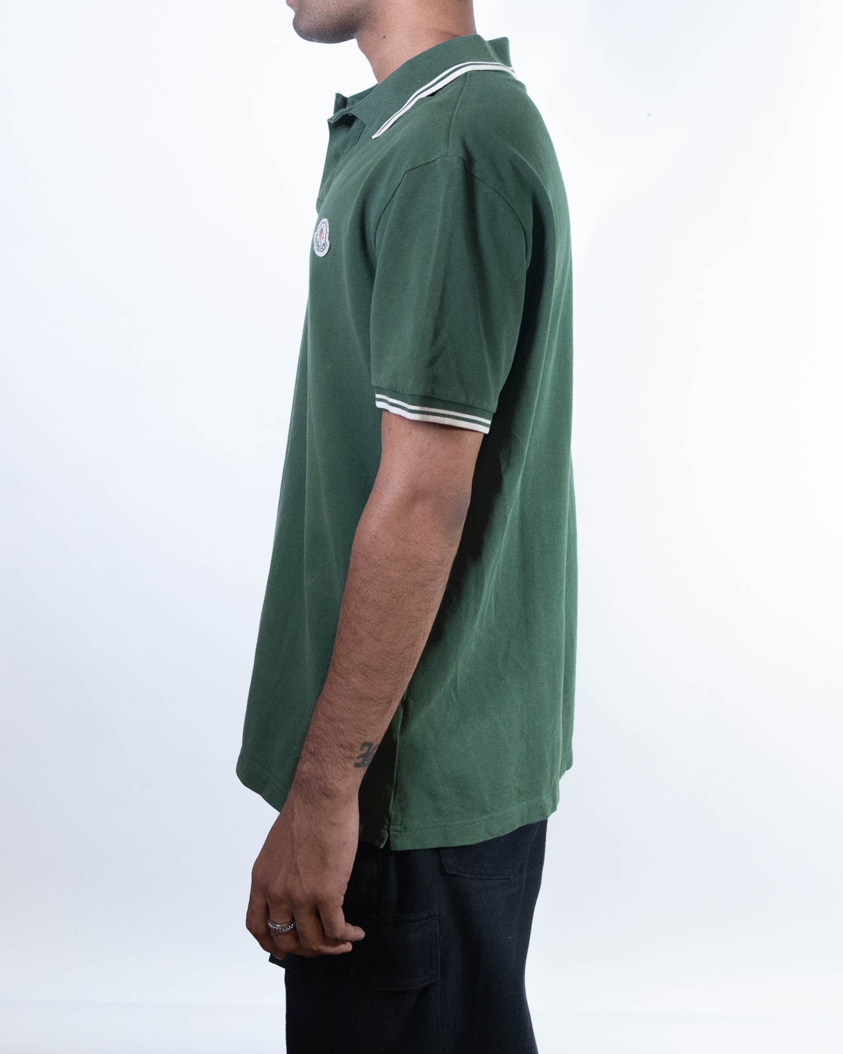 Moncler Logo Patch Polo T-Shirt