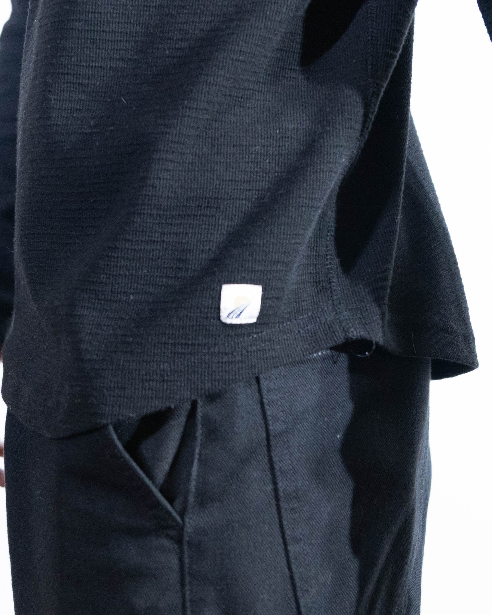 Fundamental Coast Hammerhead Long Sleeve Crew - Black
