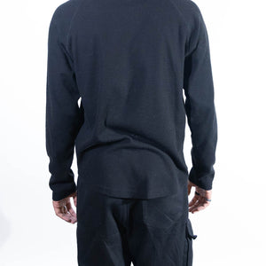 Fundamental Coast Hammerhead Long Sleeve Crew - Black