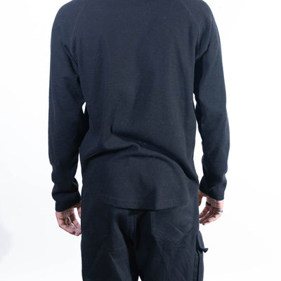 Fundamental Coast Hammerhead Long Sleeve Crew - Black