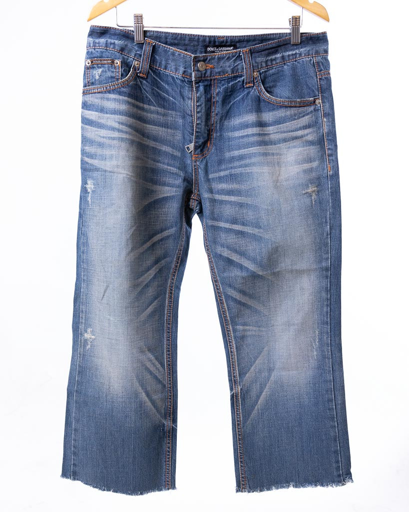 Dolce & Gabbana 2000S Japan Denim Pants Y2K Style
