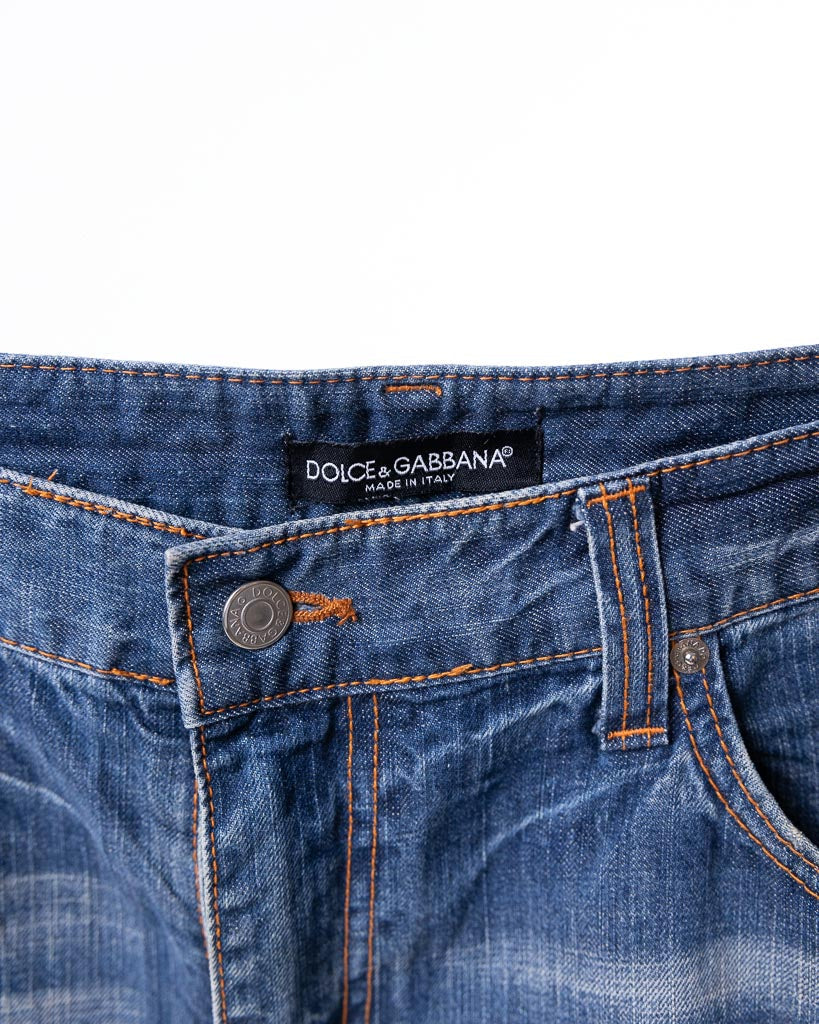 Dolce & Gabbana 2000S Japan Denim Pants Y2K Style