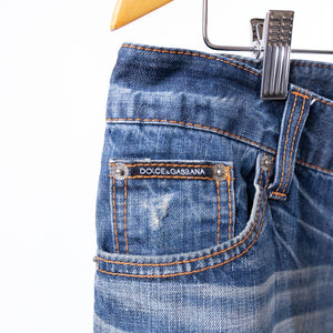 Dolce & Gabbana 2000S Japan Denim Pants Y2K Style