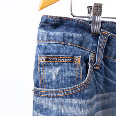 Dolce & Gabbana 2000S Japan Denim Pants Y2K Style