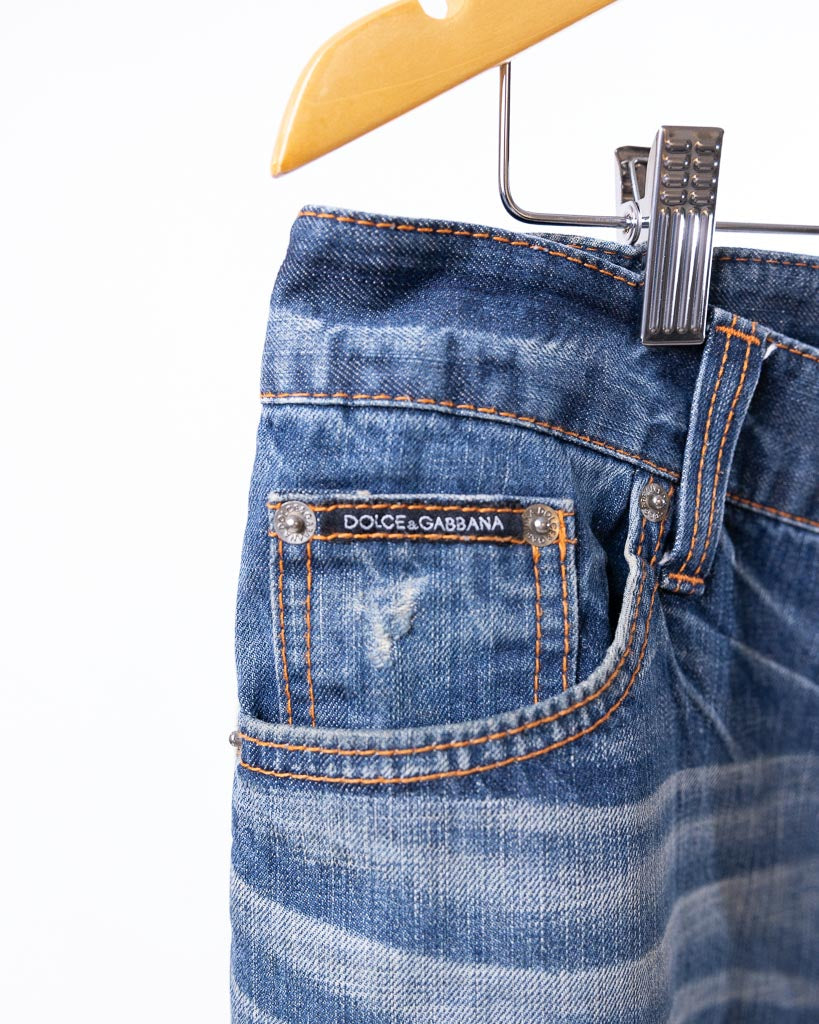 Dolce & Gabbana 2000S Japan Denim Pants Y2K Style