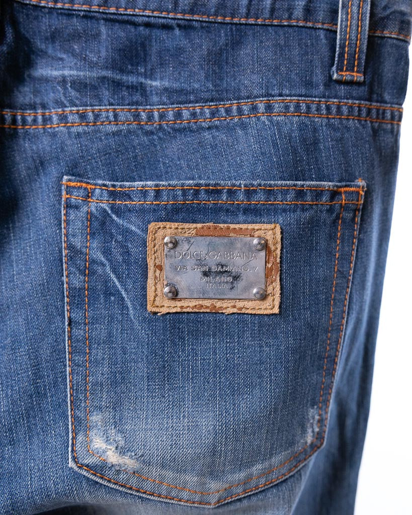 Dolce & Gabbana 2000S Japan Denim Pants Y2K Style