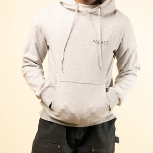 Palace Graphic Chip Hoodie - Grey