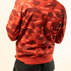Bape Red Camo Crewneck
