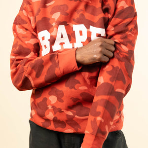 Bape Red Camo Crewneck