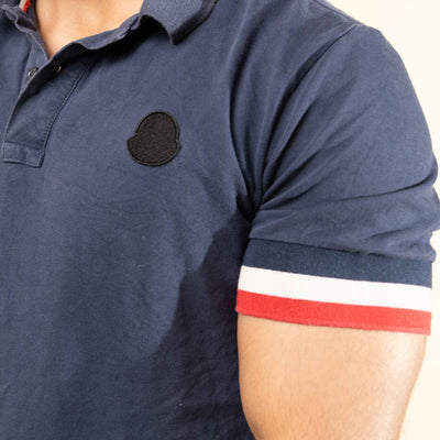Moncler Logo-Patch Polo T-Shirt