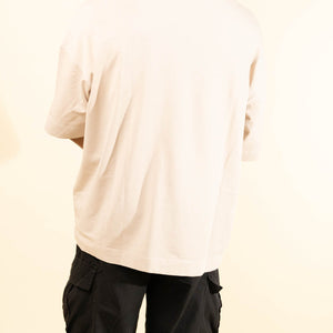 Emporio Armani Solid T-Shirt with New Manga Logo