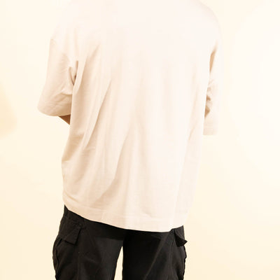 Emporio Armani Solid T-Shirt with New Manga Logo