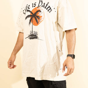 Palm Angels Slogan Print T-Shirt