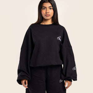 SWEATSHIRT 'BLACK'