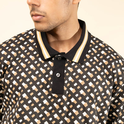 Porsche X Boss Mercerised Cotton Slim Fit Polo T-Shirt