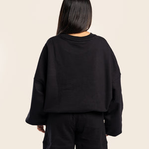 SWEATSHIRT 'BLACK'