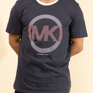 Michael Kors Dark Midnight Logo Fit T-Shirt