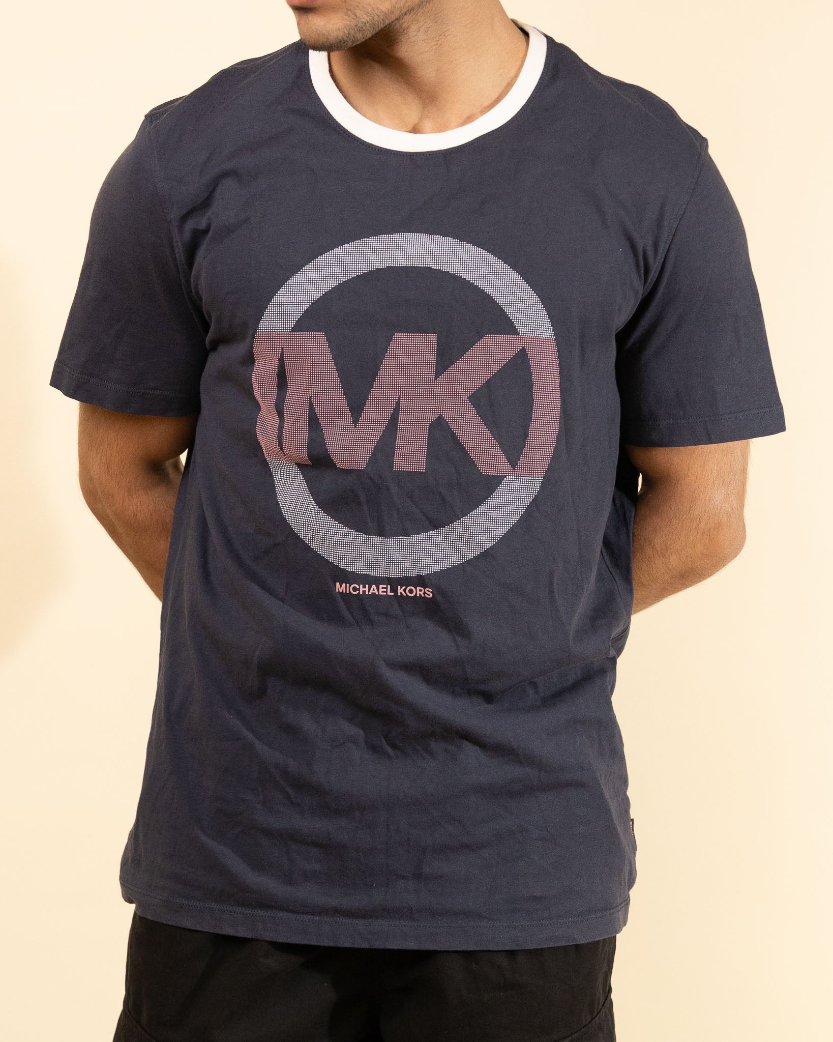 Michael Kors Dark Midnight Logo Fit T-Shirt