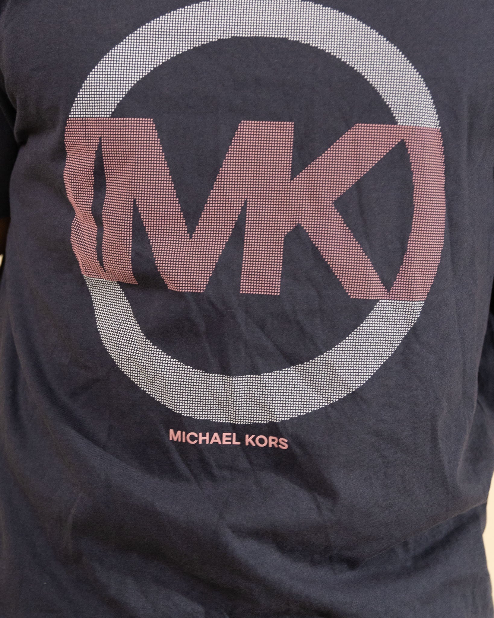 Michael Kors Dark Midnight Logo Fit T-Shirt