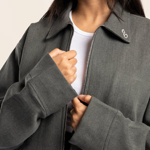 KENJI JACKET IN CHARCOAL