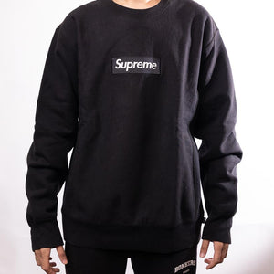 Supreme Box Logo Crewneck (Fw15) - Black