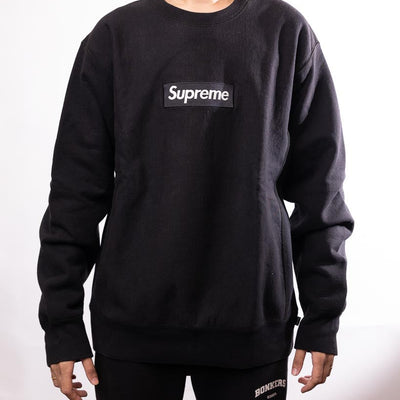 Supreme Box Logo Crewneck (Fw15) - Black