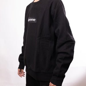 Supreme Box Logo Crewneck (Fw15) - Black