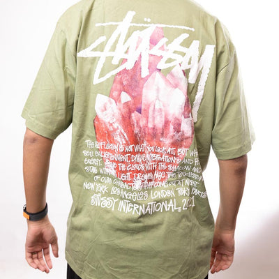 Stussy Reflection T-Shirt - Green