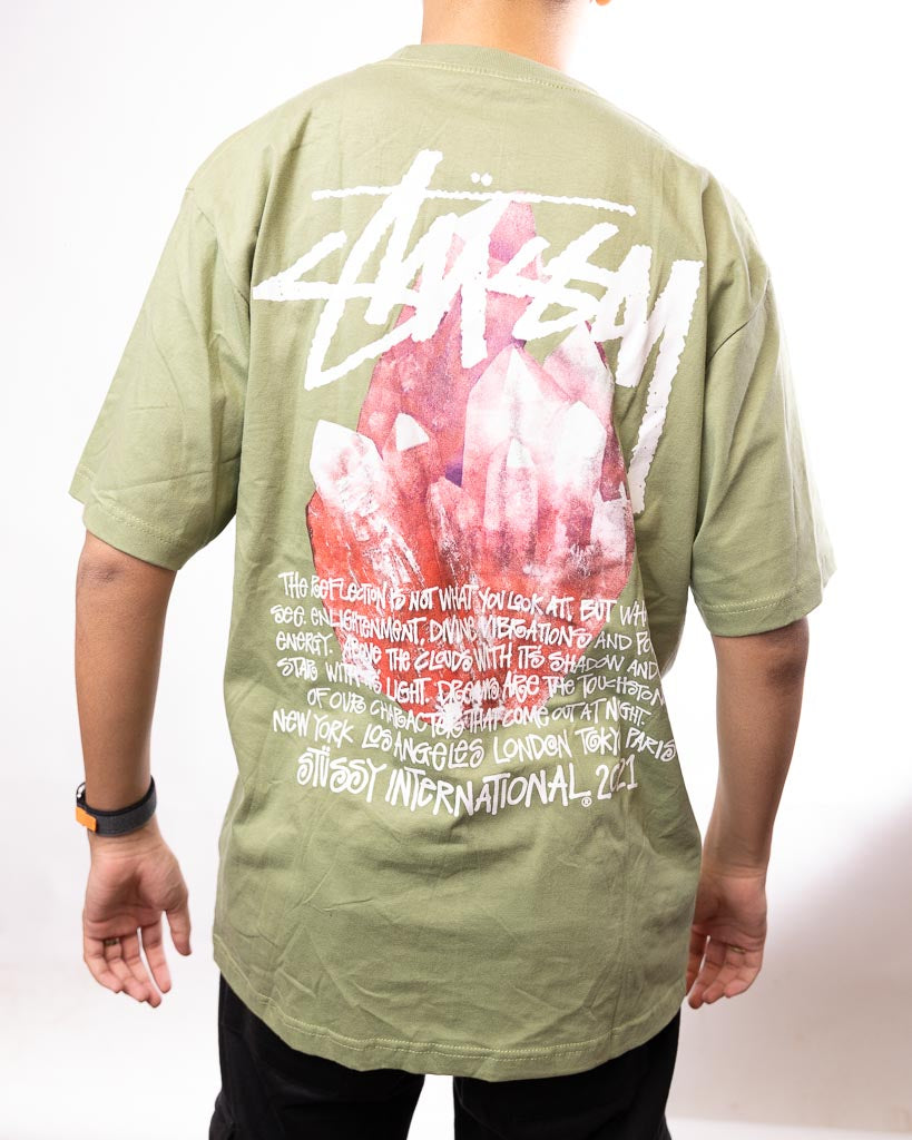 Stussy Reflection T-Shirt - Green