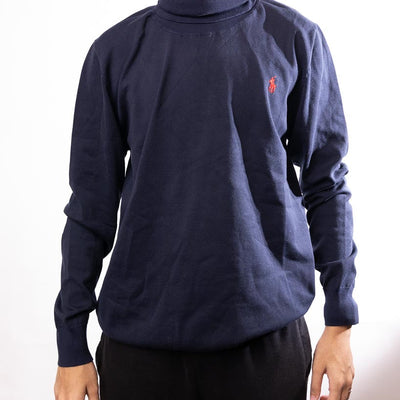 Polo Ralph Lauren Mock Neck Sweater - Dark Blue