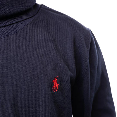 Polo Ralph Lauren Mock Neck Sweater - Dark Blue