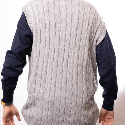 Polo Ralph Lauren Cable-Knit Vest - Grey