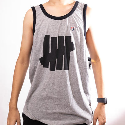 Undefeated Grey Five Strike Tank Top