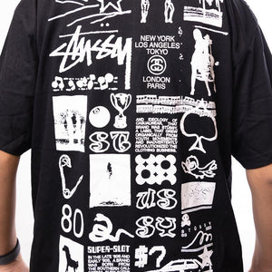 Stussy Unisex Black Sara T-Shirt - Black