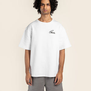 WHITE SIGNATURE TEE