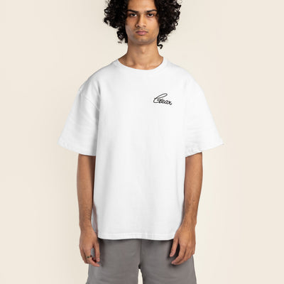 WHITE SIGNATURE TEE