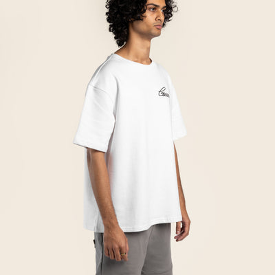 WHITE SIGNATURE TEE