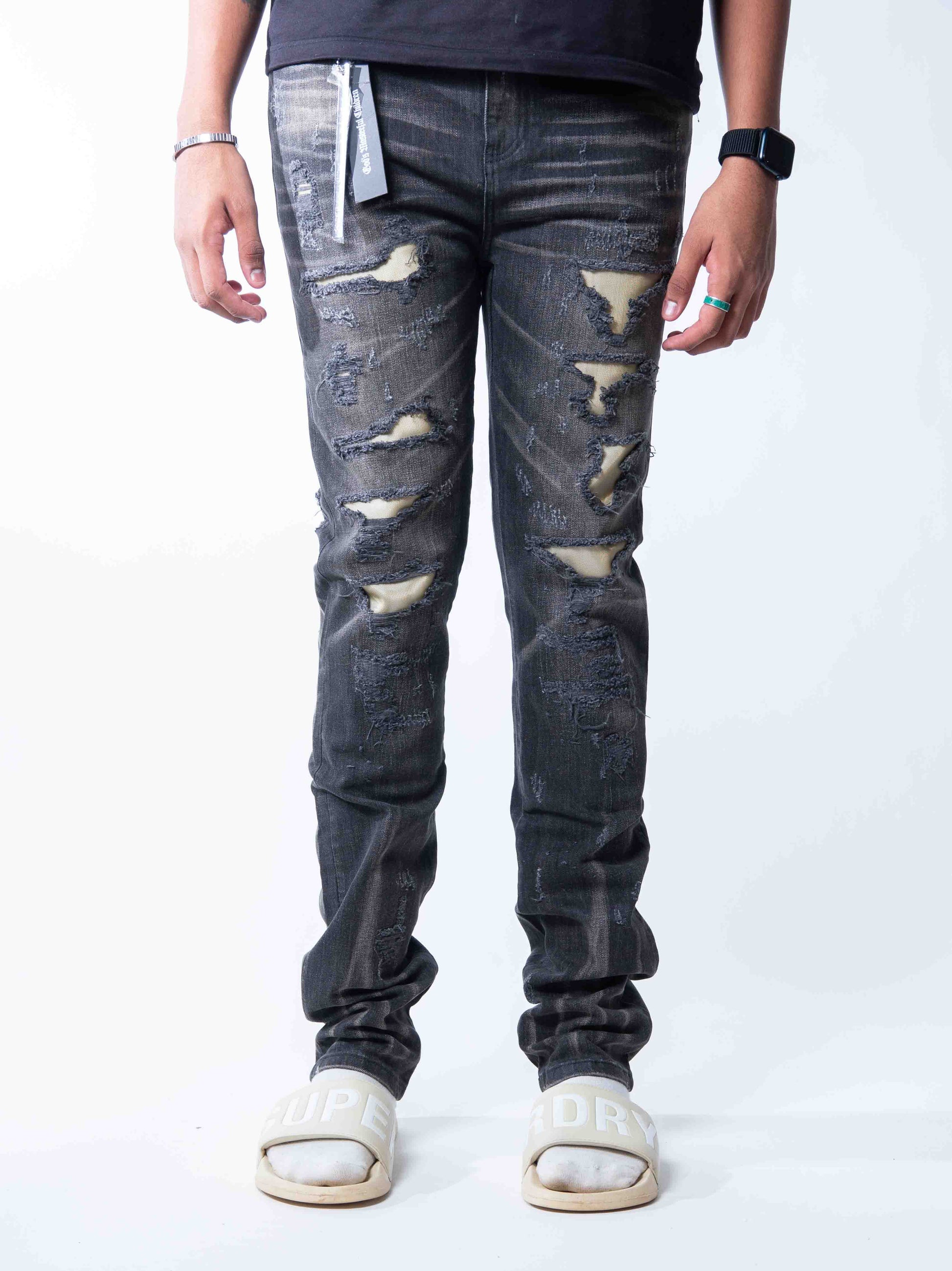 God's Masterful Children Metallo Jeans Black
