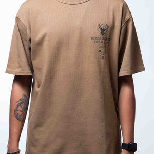 Reese Cooper Trail Maps T-Shirt - Ochre