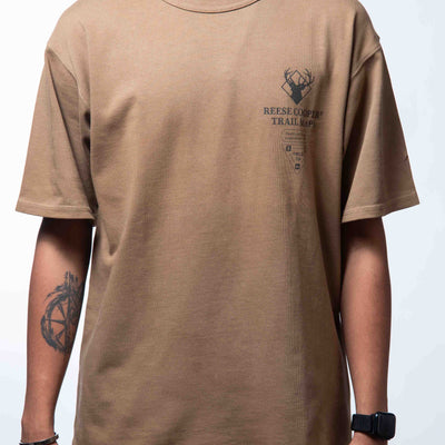 Reese Cooper Trail Maps T-Shirt - Ochre