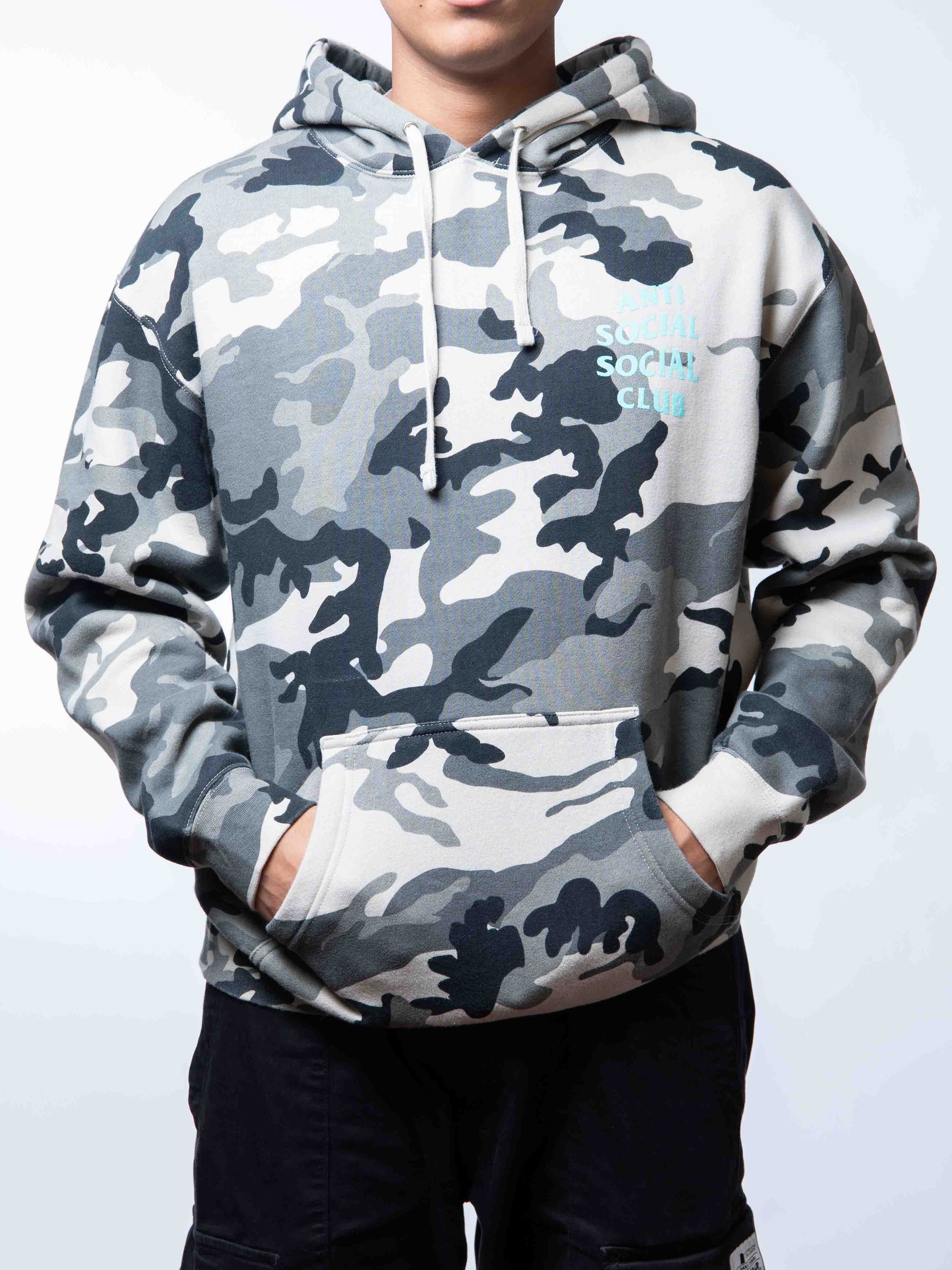Anti Social Social Club Camo Hoodie