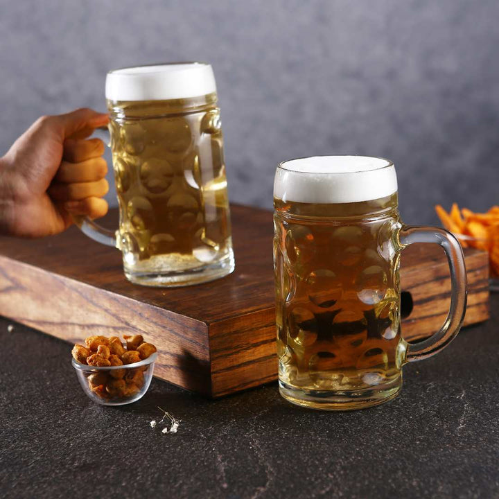 Modena Beer Mug 500 Ml (Set Of 2) by blackree