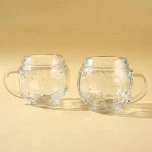 Modena Beer Mug Football 400 Ml (Set Of 2) by blacktree