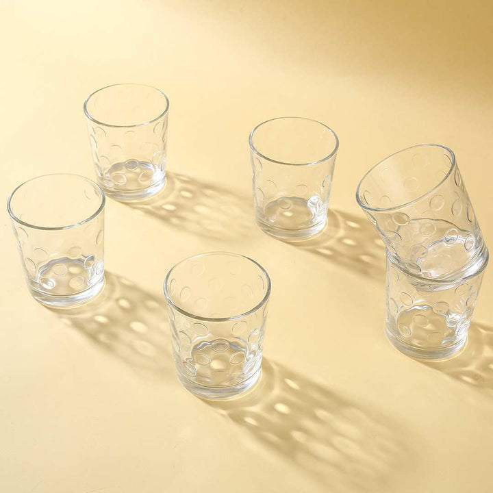 Modena Whiskey Glass Cubes 285 Ml (Set Of 6)