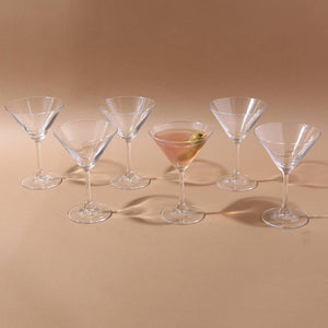 Modena Martini Glass 210 ml (Set of 6)