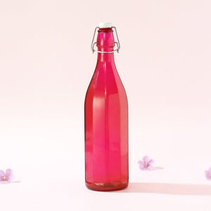 Bormioli Water Bottle - Pink - 1 L.