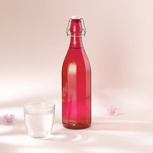 Bormioli Water Bottle - Pink - 1 L.