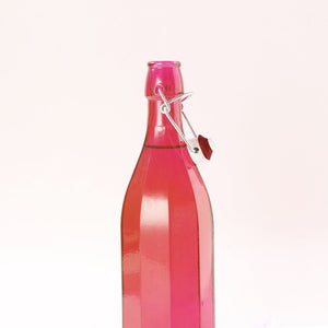 Bormioli Water Bottle - Pink - 1 L.